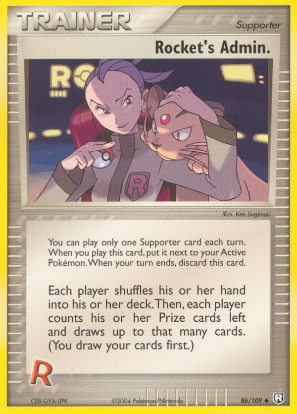 Rocket's Admin. (86/109) [EX: Team Rocket Returns] | Anubis Games and Hobby