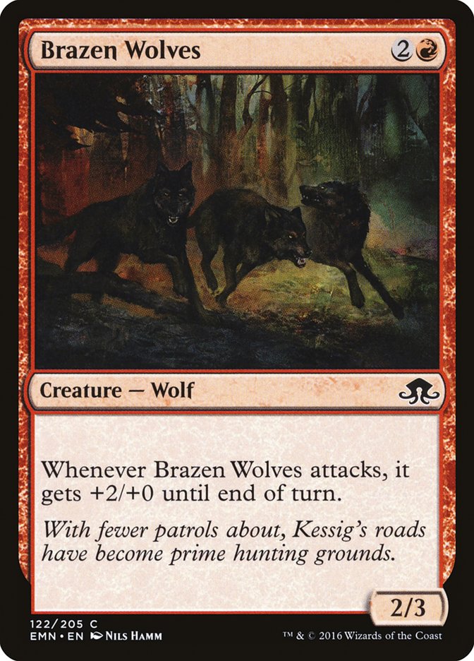 Brazen Wolves [Eldritch Moon] | Anubis Games and Hobby