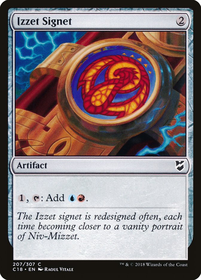 Izzet Signet [Commander 2018] | Anubis Games and Hobby