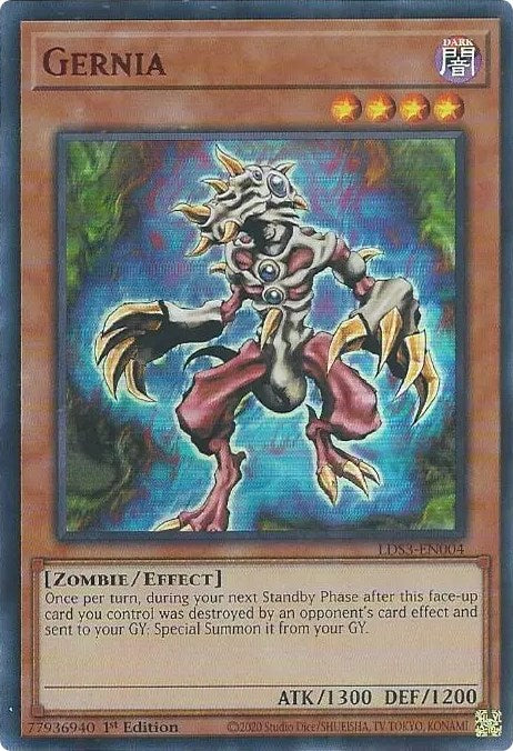 Gernia (Red) [LDS3-EN004] Ultra Rare | Anubis Games and Hobby