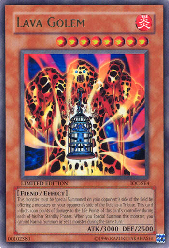 Lava Golem [IOC-SE4] Ultra Rare | Anubis Games and Hobby