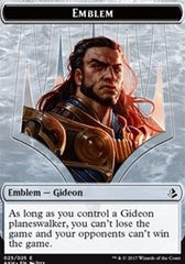 Gideon of the Trials Emblem // Zombie Double-Sided Token [Amonkhet Tokens] | Anubis Games and Hobby