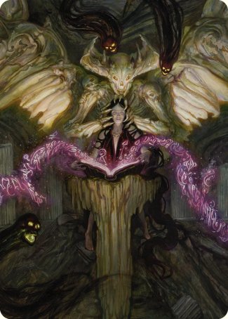 Demonic Tutor Art Card [Commander Masters Art Series] | Anubis Games and Hobby