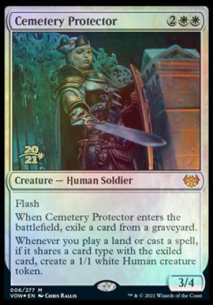 Cemetery Protector [Innistrad: Crimson Vow Prerelease Promos] | Anubis Games and Hobby