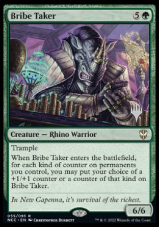 Bribe Taker (Promo Pack) [Streets of New Capenna Commander Promos] | Anubis Games and Hobby