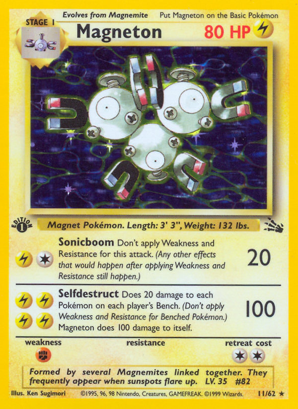 Magneton (11/62) [Fossil 1st Edition] | Anubis Games and Hobby