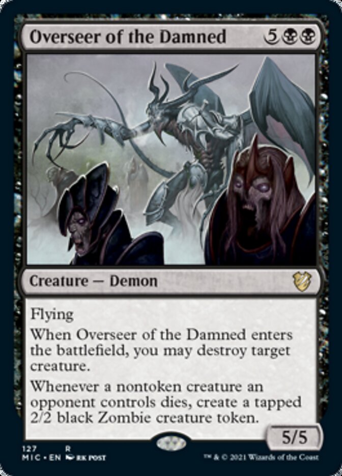 Overseer of the Damned [Innistrad: Midnight Hunt Commander] | Anubis Games and Hobby