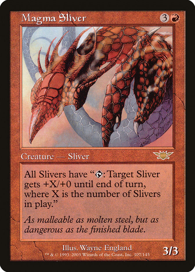 Magma Sliver [Legions] | Anubis Games and Hobby