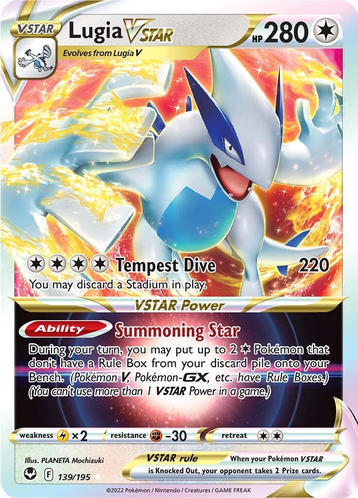 Lugia VSTAR (139/195) [Sword & Shield: Silver Tempest] | Anubis Games and Hobby