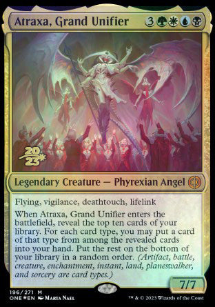 Atraxa, Grand Unifier [Phyrexia: All Will Be One Prerelease Promos] | Anubis Games and Hobby