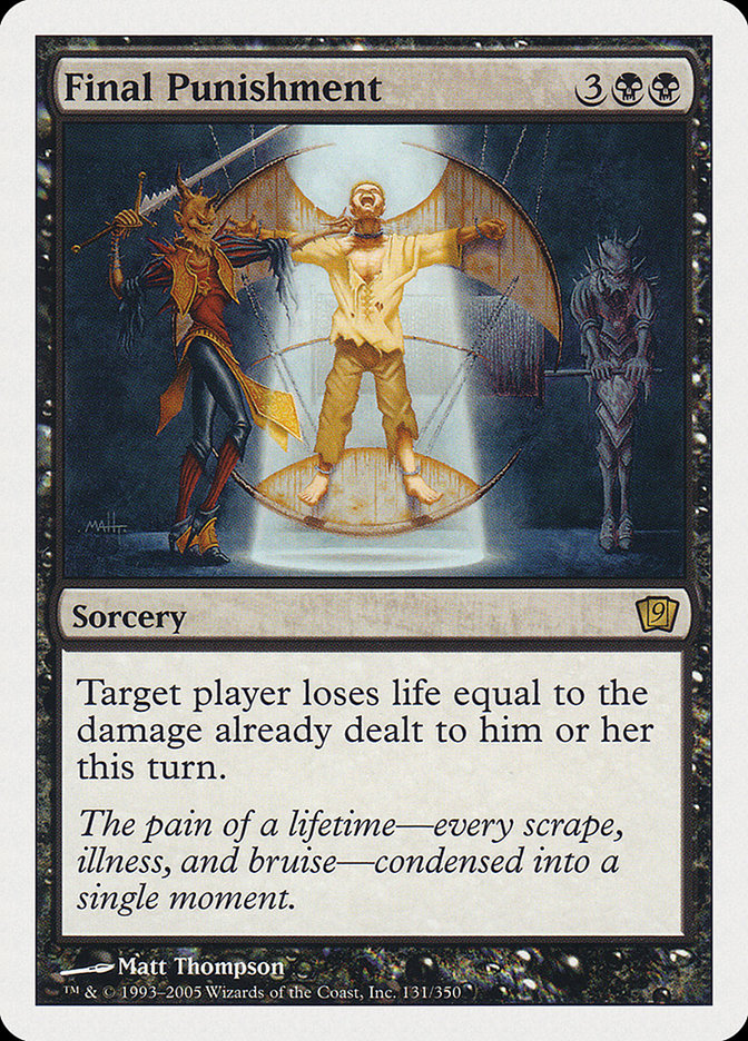 Final Punishment [Ninth Edition] | Anubis Games and Hobby