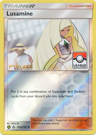 Lusamine (153a/156) (League Challenge Alt Art 1st Place) [Sun & Moon: Ultra Prism] | Anubis Games and Hobby