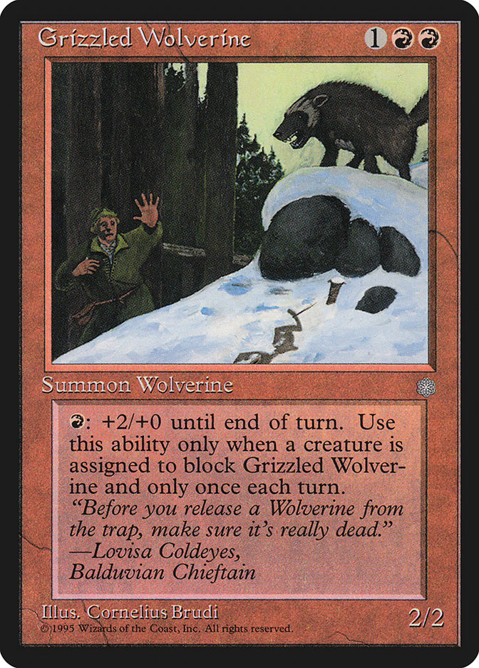 Grizzled Wolverine [Ice Age] | Anubis Games and Hobby