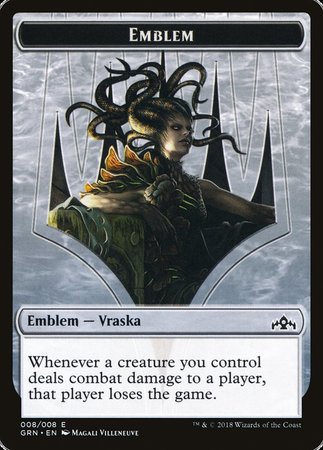 Emblem - Vraska, Golgari Queen [Guilds of Ravnica Tokens] | Anubis Games and Hobby