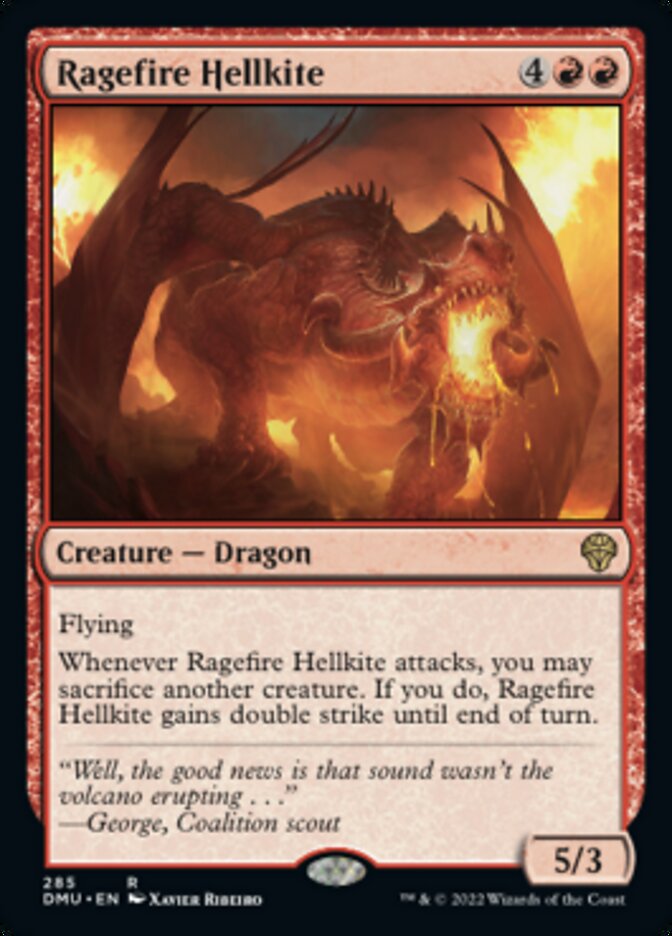 Ragefire Hellkite [Dominaria United] | Anubis Games and Hobby