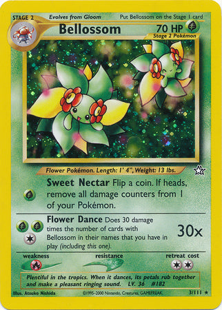 Bellossom (3/111) [Neo Genesis Unlimited] | Anubis Games and Hobby