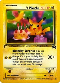 Pikachu (24) (Birthday) [Pikachu World Collection Promos] | Anubis Games and Hobby