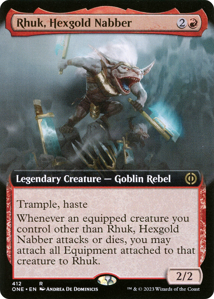 Rhuk, Hexgold Nabber (Extended Art) [Phyrexia: All Will Be One] | Anubis Games and Hobby