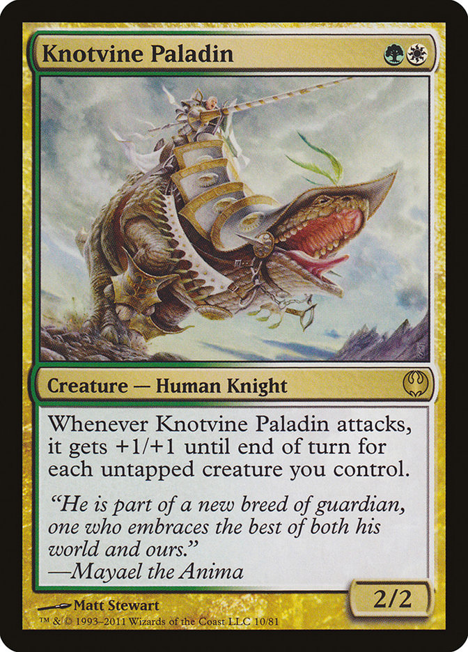 Knotvine Paladin [Duel Decks: Knights vs. Dragons] | Anubis Games and Hobby