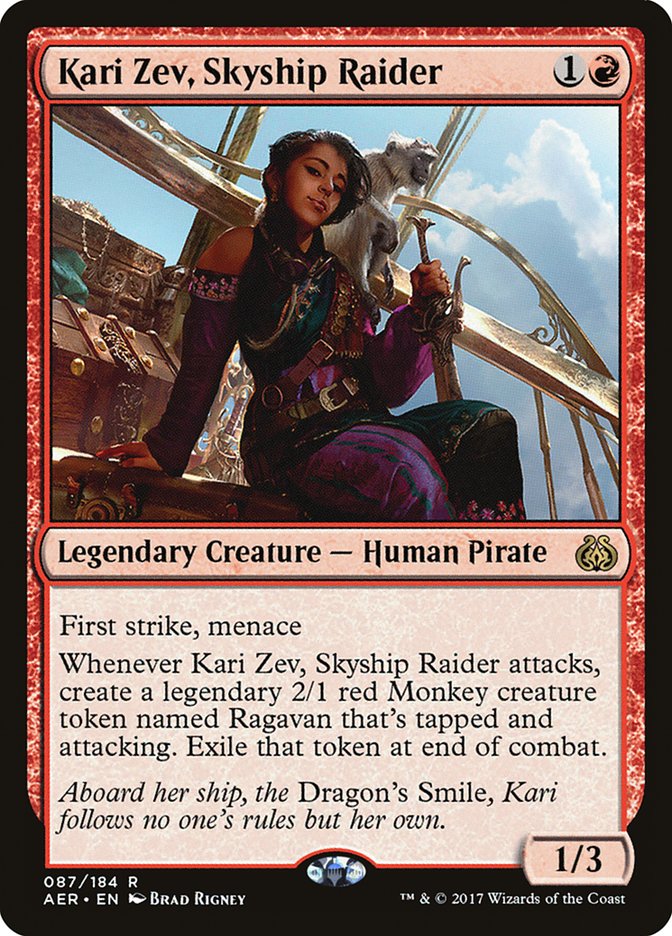 Kari Zev, Skyship Raider [Aether Revolt] | Anubis Games and Hobby