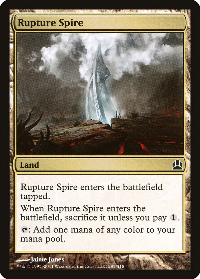 Rupture Spire [Commander 2011] | Anubis Games and Hobby