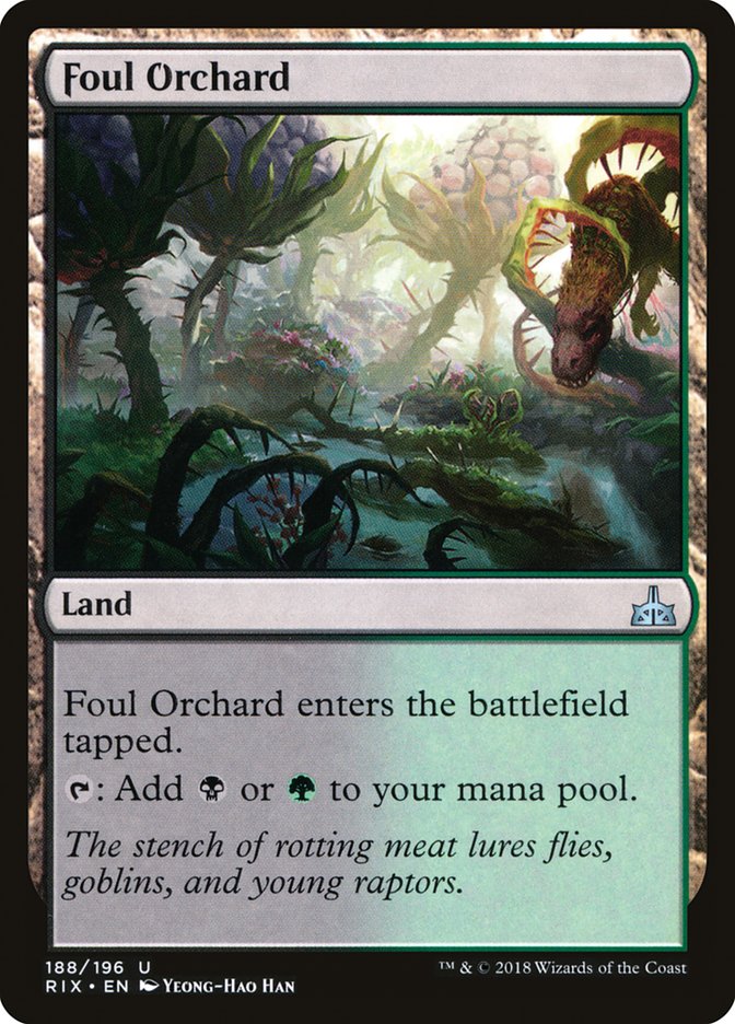 Foul Orchard [Rivals of Ixalan] | Anubis Games and Hobby