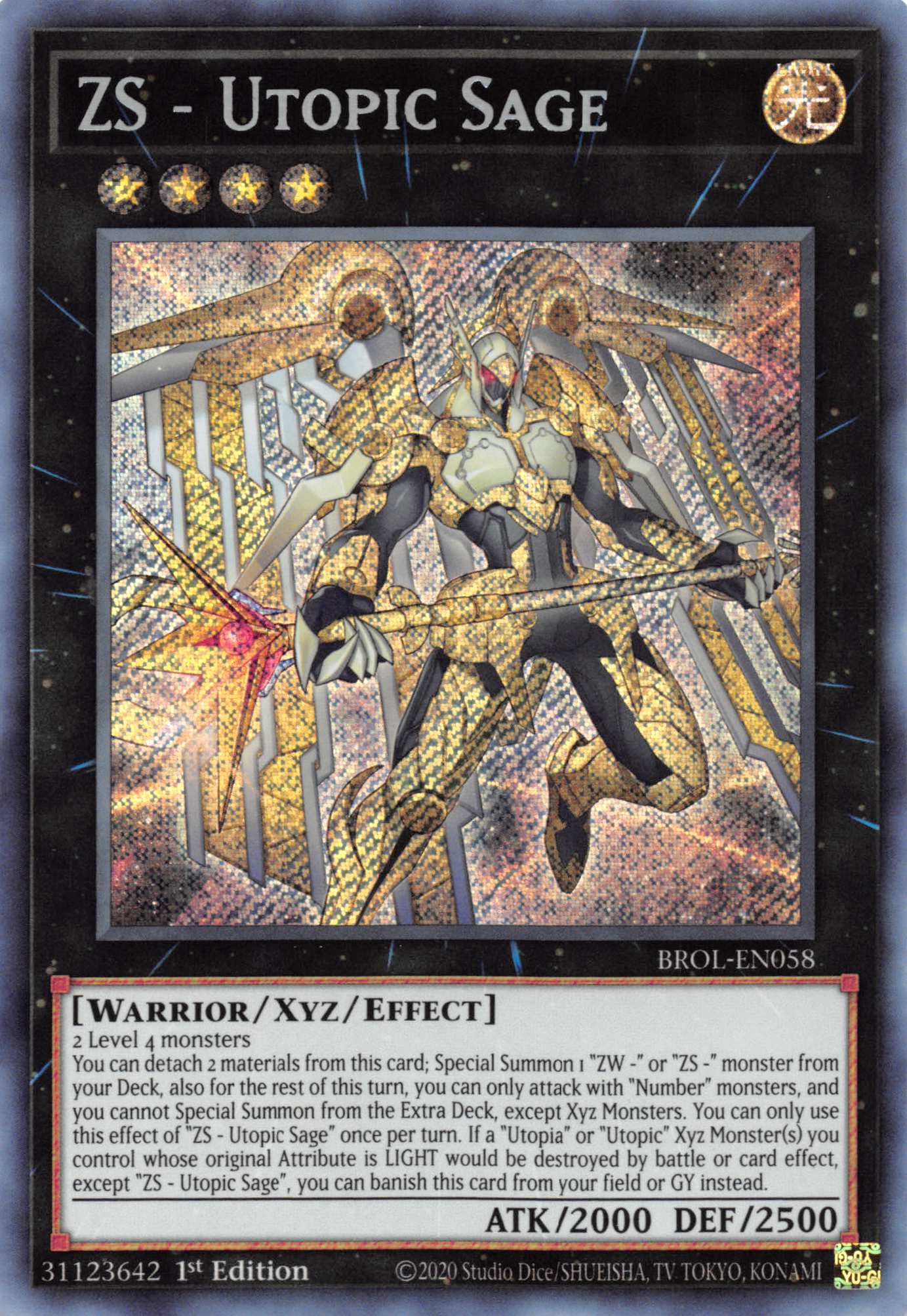 ZS - Utopic Sage [BROL-EN058] Secret Rare | Anubis Games and Hobby