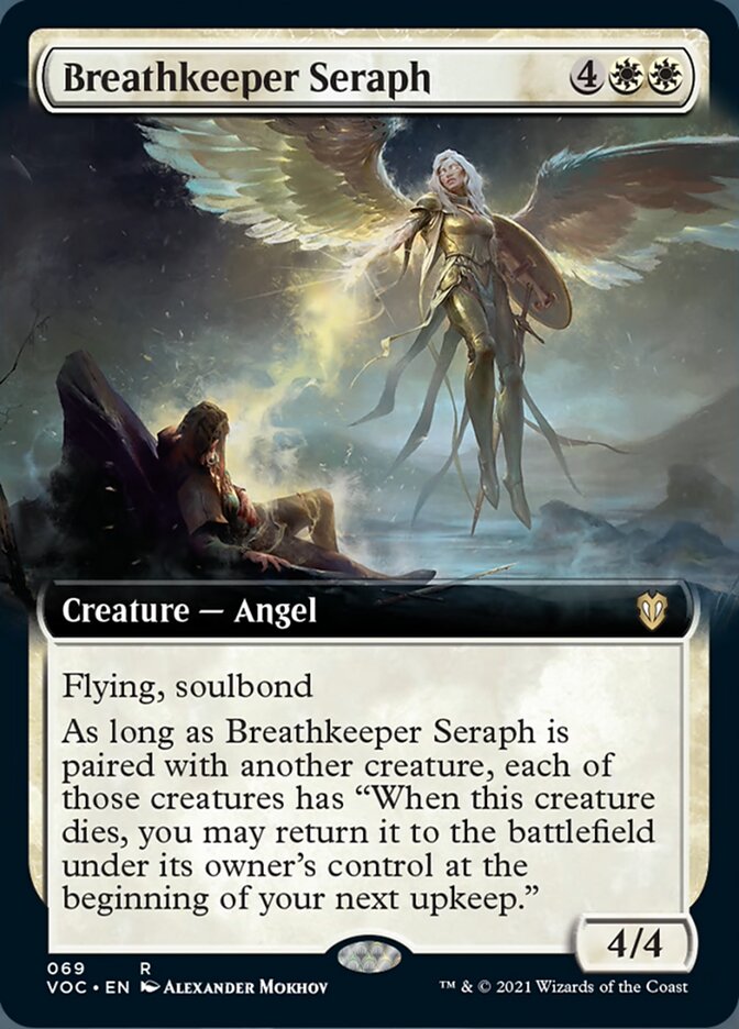 Breathkeeper Seraph (Extended Art) [Innistrad: Crimson Vow Commander] | Anubis Games and Hobby