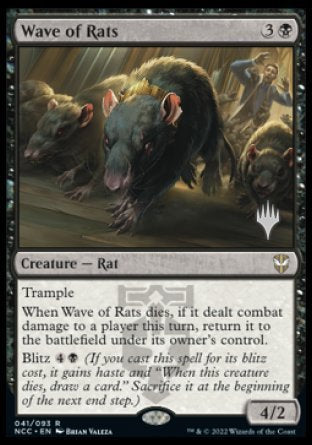 Wave of Rats (Promo Pack) [Streets of New Capenna Commander Promos] | Anubis Games and Hobby