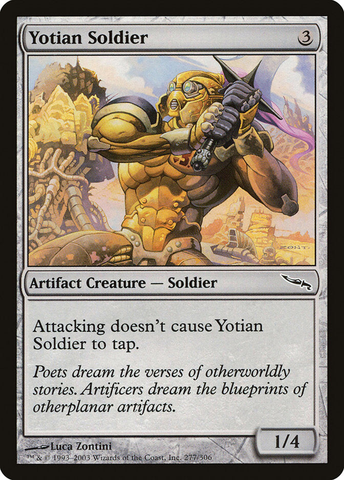 Yotian Soldier [Mirrodin] | Anubis Games and Hobby