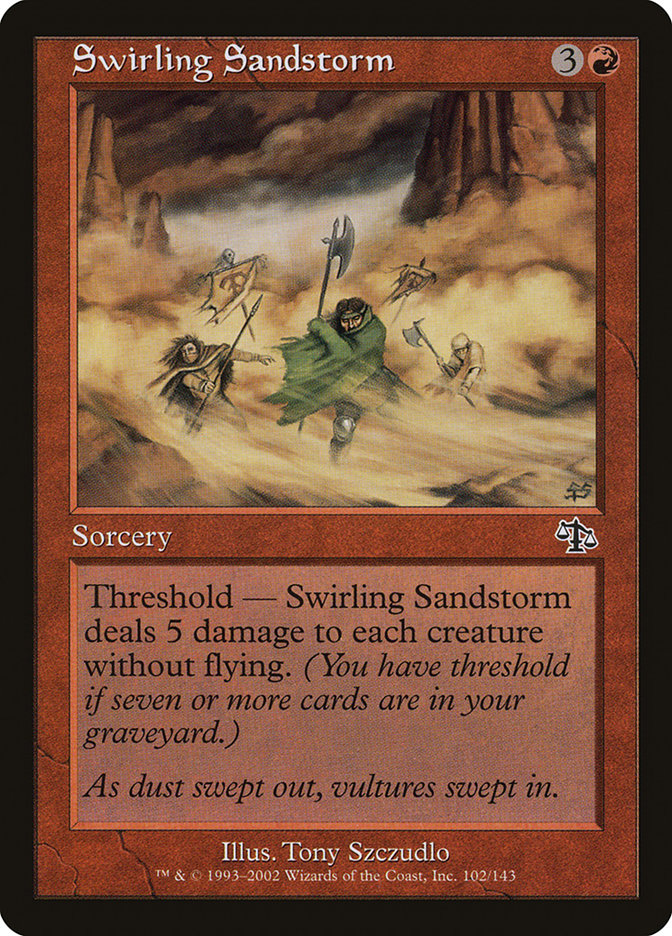Swirling Sandstorm [Judgment] | Anubis Games and Hobby