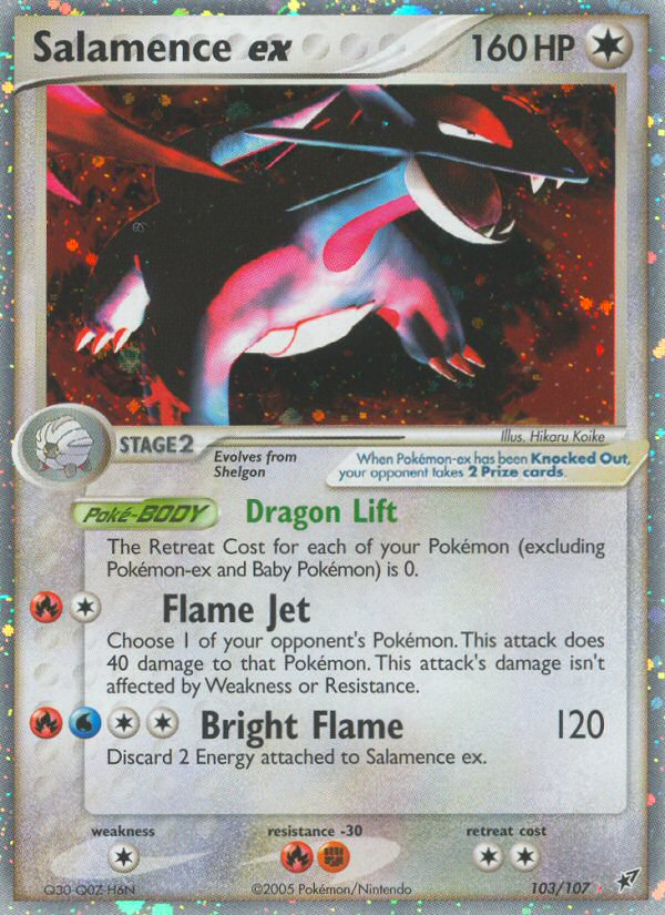 Salamence ex (103/107) [EX: Deoxys] | Anubis Games and Hobby