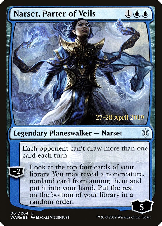 Narset, Parter of Veils [War of the Spark Prerelease Promos] | Anubis Games and Hobby