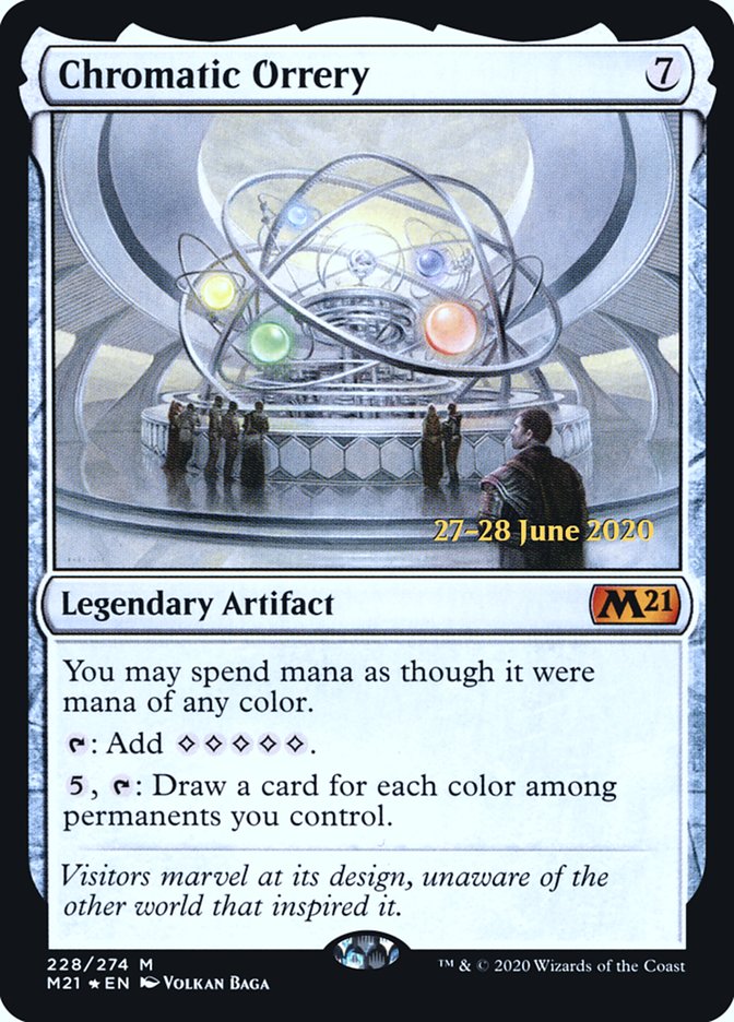 Chromatic Orrery [Core Set 2021 Prerelease Promos] | Anubis Games and Hobby