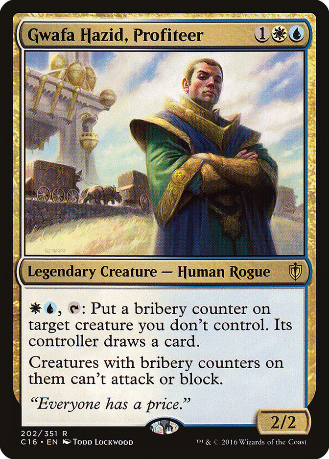 Gwafa Hazid, Profiteer [Commander 2016] | Anubis Games and Hobby