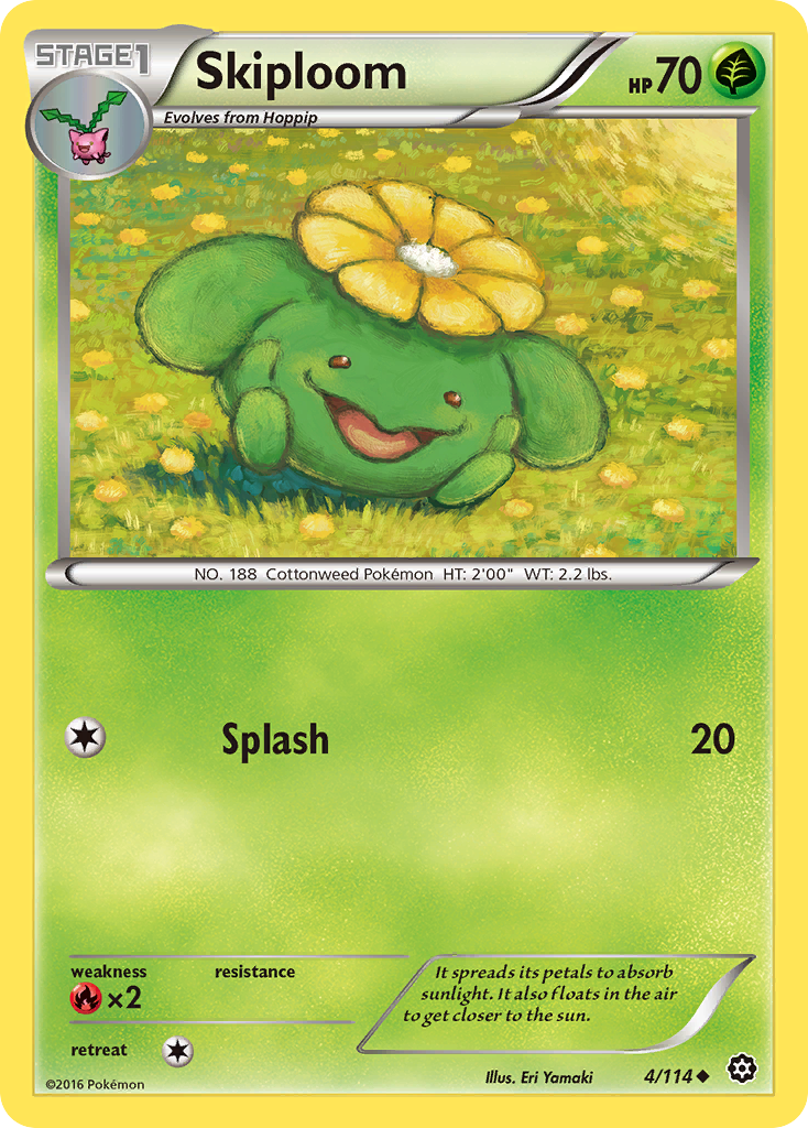 Skiploom (4/114) [XY: Steam Siege] | Anubis Games and Hobby