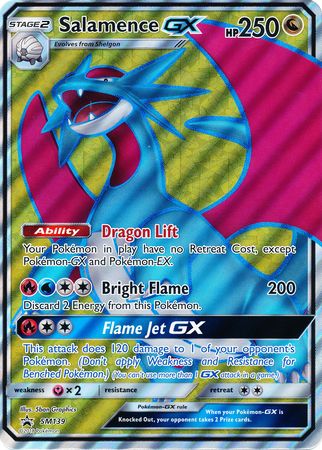 Salamence GX (SM139) (Jumbo Card) [Sun & Moon: Black Star Promos] | Anubis Games and Hobby