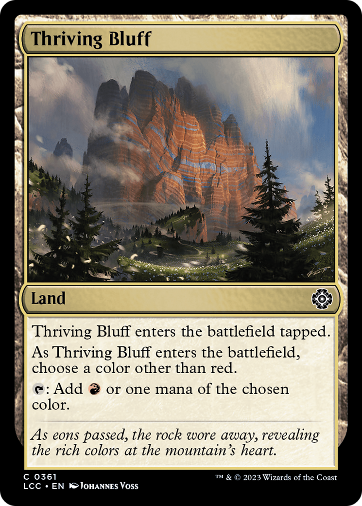 Thriving Bluff [The Lost Caverns of Ixalan Commander] | Anubis Games and Hobby