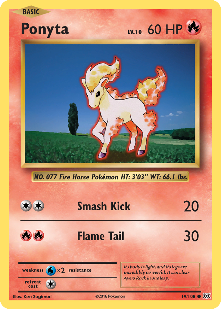 Ponyta (19/108) [XY: Evolutions] | Anubis Games and Hobby