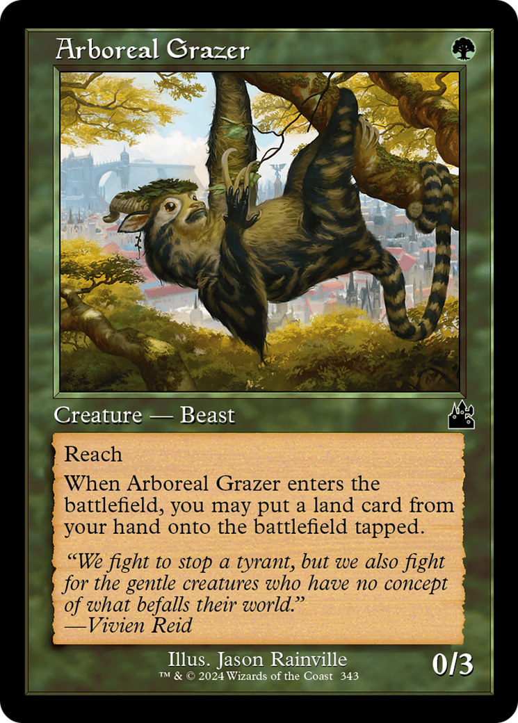 Arboreal Grazer (Retro Frame) [Ravnica Remastered] | Anubis Games and Hobby