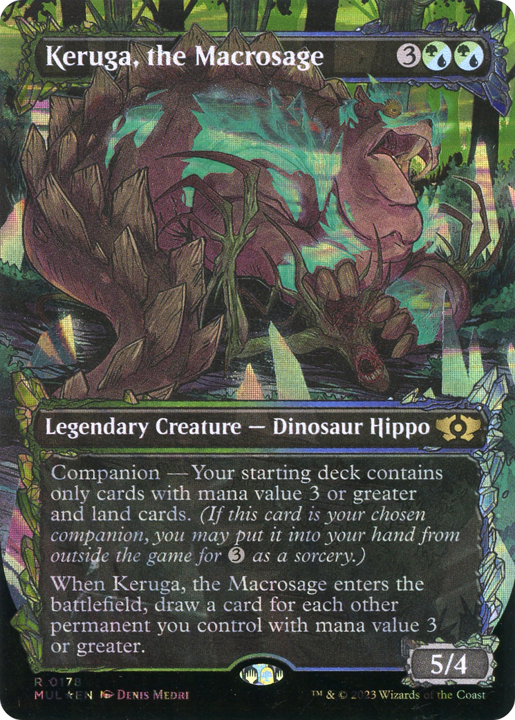 Keruga, the Macrosage (Halo Foil) [Multiverse Legends] | Anubis Games and Hobby