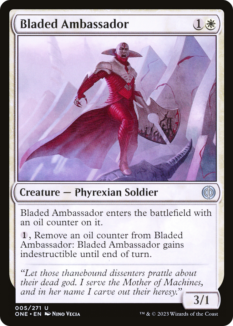 Bladed Ambassador [Phyrexia: All Will Be One] | Anubis Games and Hobby