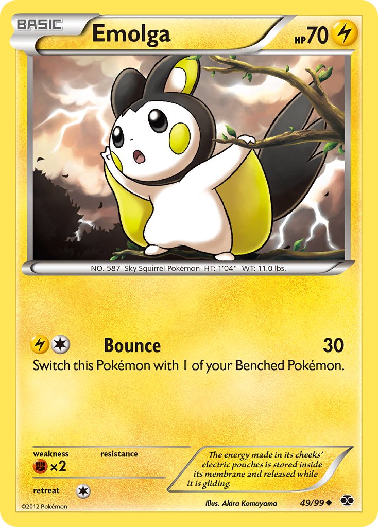 Emolga (49/99) [Black & White: Next Destinies] | Anubis Games and Hobby