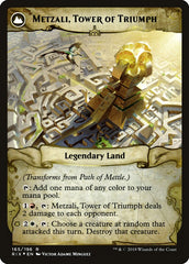 Path of Mettle // Metzali, Tower of Triumph [Rivals of Ixalan Prerelease Promos] | Anubis Games and Hobby