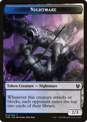 Satyr // Nightmare Double-Sided Token [Theros Beyond Death Tokens] | Anubis Games and Hobby