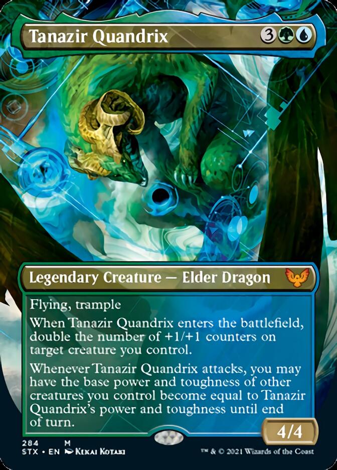 Tanazir Quandrix (Borderless Alternate Art) [Strixhaven: School of Mages] | Anubis Games and Hobby