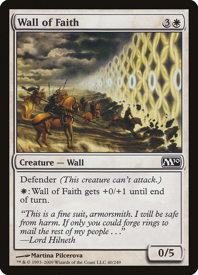 Wall of Faith [Magic 2010] | Anubis Games and Hobby