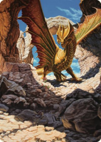 Ancient Brass Dragon Art Card (02) [Commander Legends: Battle for Baldur's Gate Art Series] | Anubis Games and Hobby