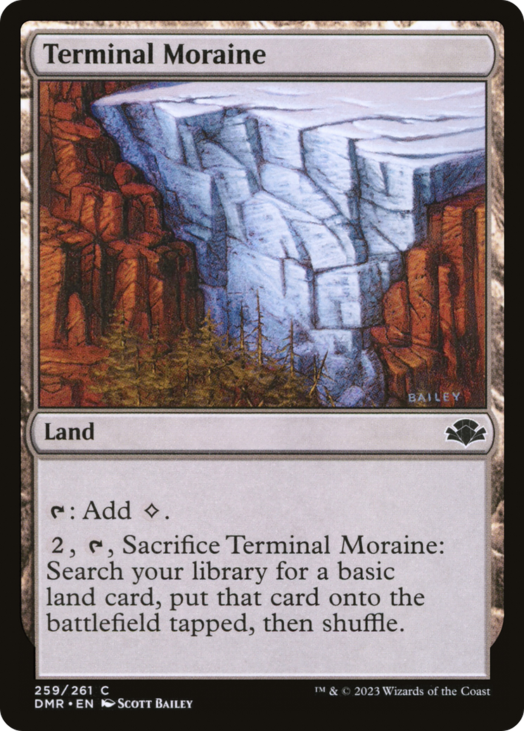 Terminal Moraine [Dominaria Remastered] | Anubis Games and Hobby