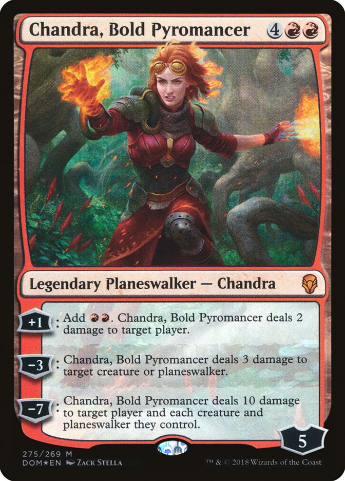 Chandra, Bold Pyromancer [Dominaria] | Anubis Games and Hobby